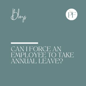 Employee Taking Annual Leave