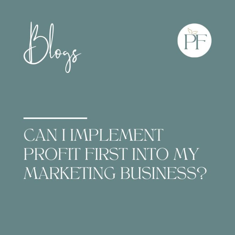 Profit First Implementation in Marketing Business