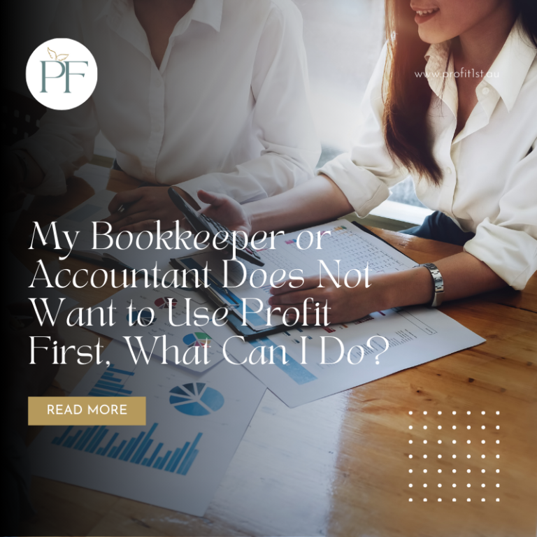 Business owner discussing Profit First with accountant